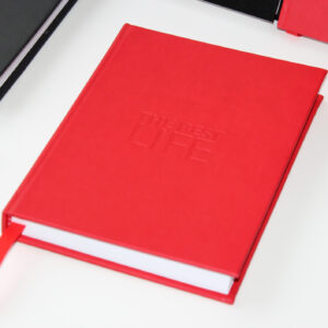 Планер "The best life" екошкіра червоний